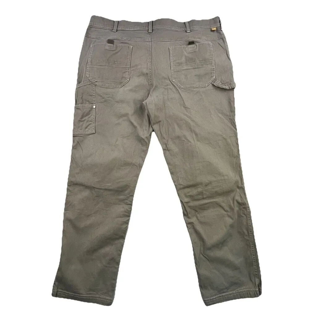 LL Bean Cargo Pants Men’s 42x32 Brown BeanFlex Stretch Double Reinforced Knee